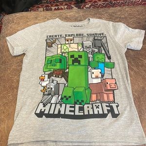 Never worn Minecraft tee shirt boys M